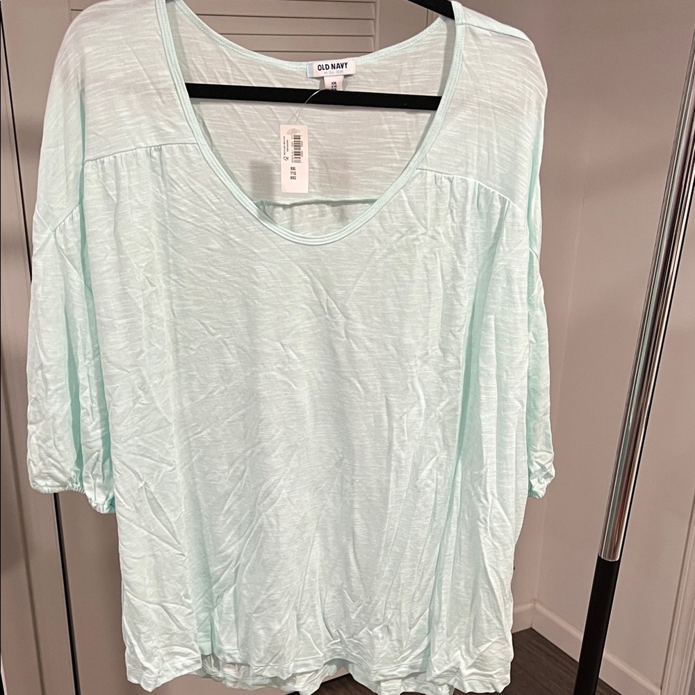 Old Navy Light Mint Green Women's Top